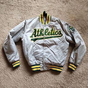Vintage 90s Oakland A's Starter Satin
